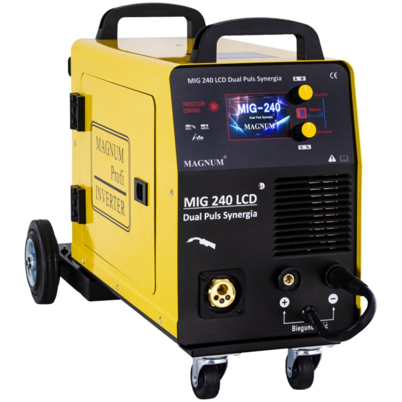 PÓŁAUTOMAT INVERTER MAGNUM MIG 240 DP LCD ZESTAW 2