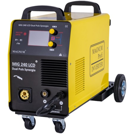PÓŁAUTOMAT INVERTER MAGNUM MIG 240 DP LCD ZESTAW 2