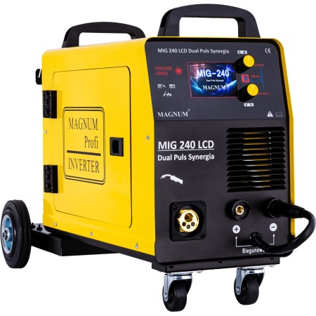 PÓŁAUTOMAT INVERTER MAGNUM MIG 240 DP LCD ZESTAW 2