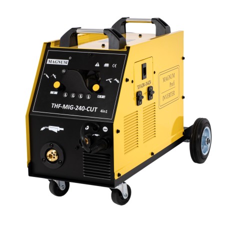 SPAWARKA INWERTEROWA 4w1 TIG, MIG, PLAZMA, MMA MAGNUM THF-MIG-240-CUT