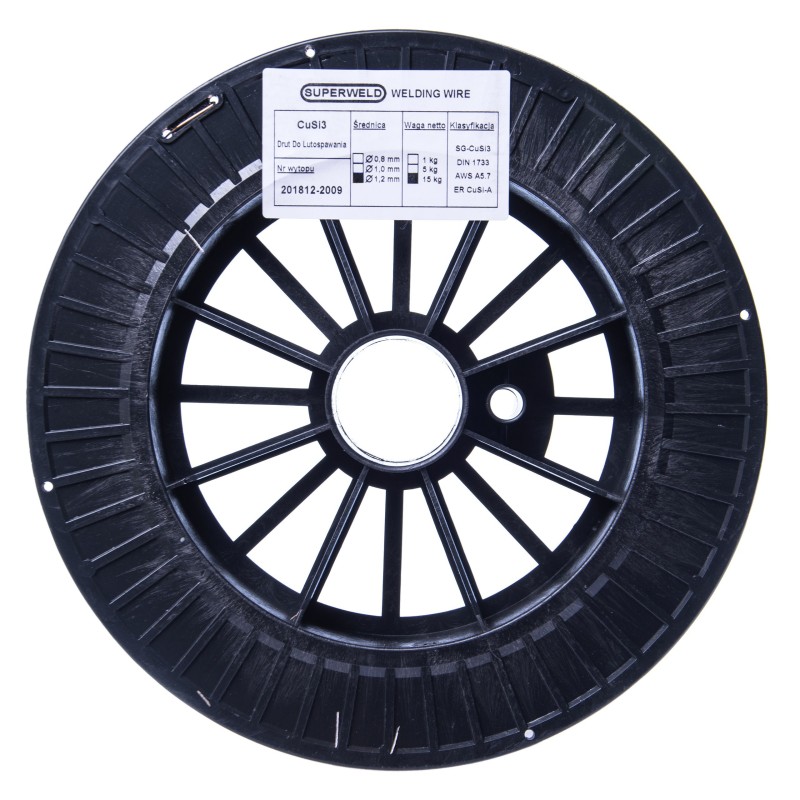 Drut do lutospawania CuSi3 1.2mm 15kg SUPERWELD