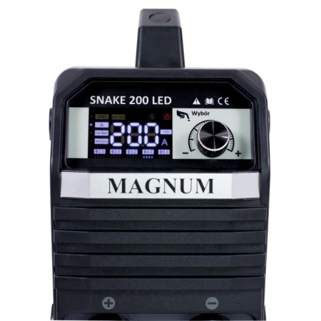 Spawarka inwertorowa MMA MAGNUM SNAKE 200 LED ZESTAW 2