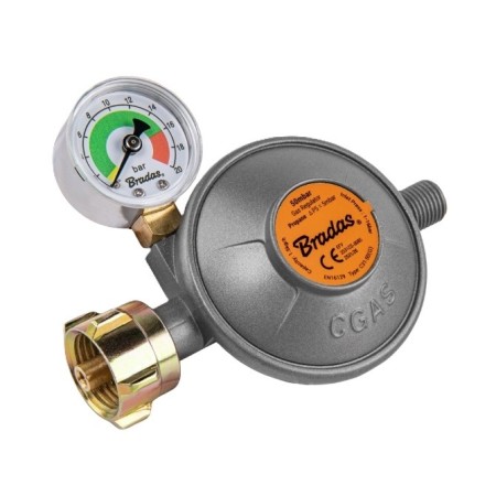 REDUKTOR LPG 50MBAR 1.5KG/H WEJ.21.8LH WYJ.1/4LH EFV+ MANOMETR  RG C31-50M