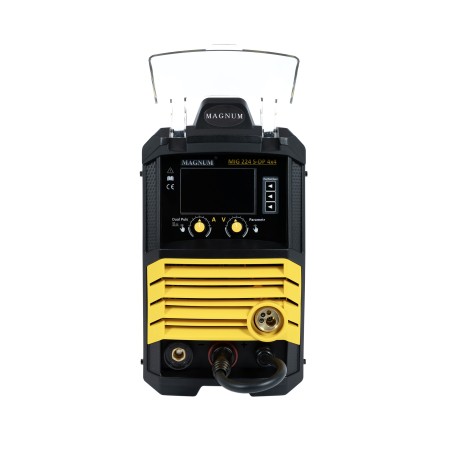 PÓŁAUTOMAT INWERTER MAGNUM MIG 224 LCD DUAL PULS SYNERGIA MMA 4x4, 200A 60%
