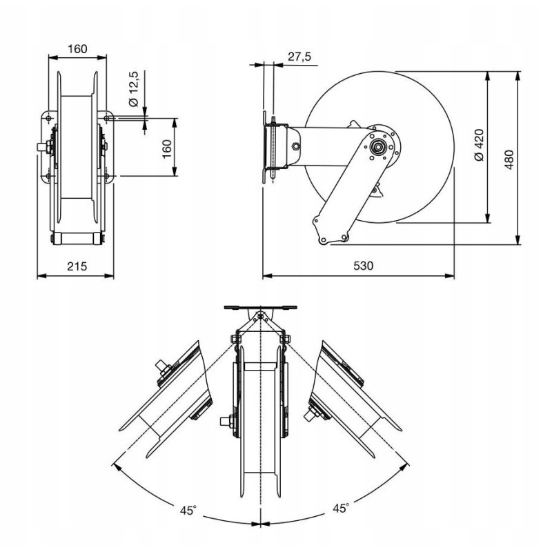 Zwijadło pneumatyczne Roll Profi Open MAVEL 860660